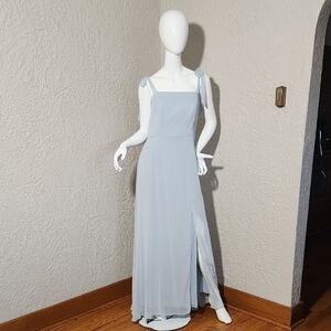 Dessy Collection Off The Shoulder Chiffon A Line Dress